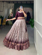 Load image into Gallery viewer, Captivating Wine Floral Co-ord Lehenga Set - Perfect for Weddings &amp; Festive Occasions ClothsVilla