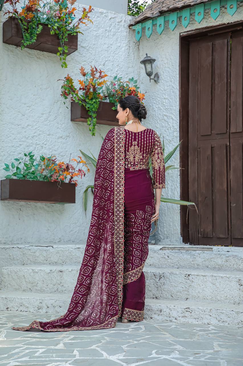 Wine From Festive Gatherings to Glamorous Nights – The Perfect Saree ClothsVilla