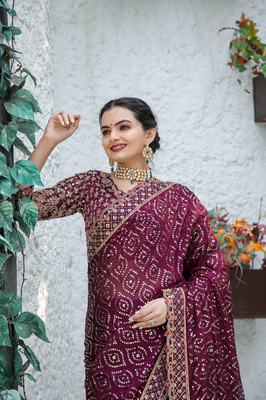 Wine From Festive Gatherings to Glamorous Nights – The Perfect Saree ClothsVilla