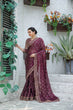 Load image into Gallery viewer, Wine From Festive Gatherings to Glamorous Nights – The Perfect Saree ClothsVilla