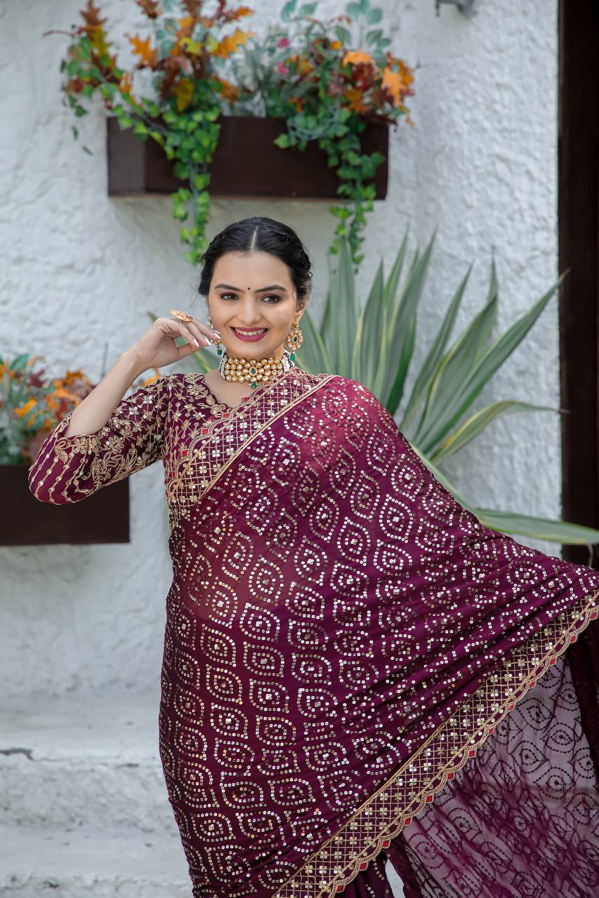 Wine From Festive Gatherings to Glamorous Nights – The Perfect Saree ClothsVilla
