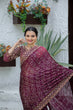 Load image into Gallery viewer, Wine From Festive Gatherings to Glamorous Nights – The Perfect Saree ClothsVilla