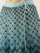 Load image into Gallery viewer, Women Teal Net Embroidered Sequins Semi-Stitched Lehenga &amp; Unstitched Blouse with Dupatta ClothsVilla