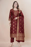 Women's Silk Zari Weaving Kurta Pant Set ClothsVilla