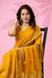 Load image into Gallery viewer, Yellow Art Silk Saree with Sequins Work ClothsVilla