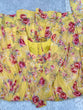 Load image into Gallery viewer, Yellow Designer Floral Print Anarkali Set with Dupatta &amp; Pant Ready-to-Wear Festive &amp; Wedding Outfit