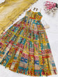 Load image into Gallery viewer, Yellow Designer Pure Jimmy Organza Silk Anarkali Gown with Georgette Dupatta ClothsVilla