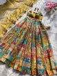 Load image into Gallery viewer, Yellow Designer Pure Jimmy Organza Silk Anarkali Gown with Georgette Dupatta ClothsVilla