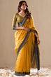 Load image into Gallery viewer, Yellow Elegant Banarasi Silk Blend Saree with Zari Woven Border ClothsVilla