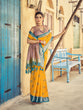 Load image into Gallery viewer, Yellow Elegant Banarasi Silk Blend Saree with Zari Woven Design ClothsVilla