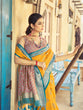 Load image into Gallery viewer, Yellow Elegant Banarasi Silk Blend Saree with Zari Woven Design ClothsVilla