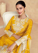 Load image into Gallery viewer, Yellow Elegant Chinon Embroidered Suit Set with Dupatta ClothsVilla