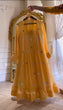 Load image into Gallery viewer, Yellow Elegant Designer Party Wear Gown Set with Palazzo &amp; Dupatta Clothsvilla