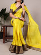Load image into Gallery viewer, Yellow Elegant Marsh Mello Zari Weaving Saree with Matching Unstitched Blouse – Traditional Festive &amp; Wedding Wear Clothsvilla