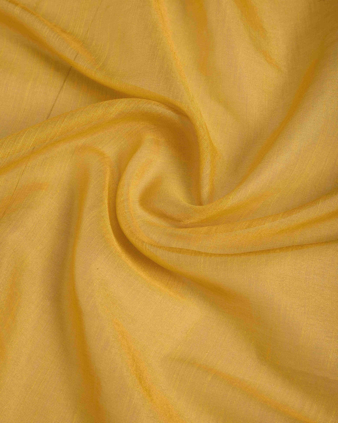 Yellow Elegant Woven Design Linen Blend Saree with Zari Border ClothsVilla