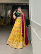 Load image into Gallery viewer, Yellow Embroidered Georgette Lehenga - Celebrate Tradition in Modern Elegance ClothsVilla