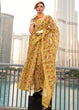 Load image into Gallery viewer, Yellow Exquisite Blended Tissue Silk Saree with Blouse Piece ClothsVilla