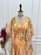 Load image into Gallery viewer, Yellow Georgette Shrug Palazzo Set ClothsVilla