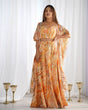 Load image into Gallery viewer, Yellow Georgette Shrug Palazzo Set ClothsVilla