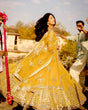 Load image into Gallery viewer, Yellow Heart-Stealing Georgette Lehenga Set ClothsVilla