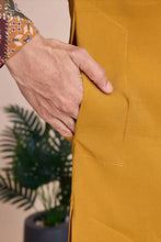 Load image into Gallery viewer, Yellow Men&#39;s Designer Kurta - Latest Festival Collection ClothsVilla