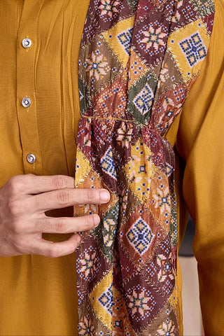 Yellow Men's Designer Kurta - Latest Festival Collection ClothsVilla