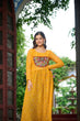 Load image into Gallery viewer, Yellow Navratri Special Bandhej Print Kurti with Kutchi Patch Work ClothsVilla