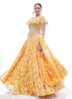 Load image into Gallery viewer, Yellow Pakistani Jacquard Lehenga Choli For Indian Festival &amp; Weddings - Thread Embroidery Work, Clothsvilla
