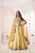 Load image into Gallery viewer, Shimmering Yellow Party Wear Lehenga Choli Set - Embroidered Elegance ClothsVilla