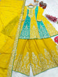 Load image into Gallery viewer, Yellow Premium Designer Readymade Top, Palazzo &amp; Dupatta Clothsvilla