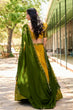 Load image into Gallery viewer, Yellow Regal Zari Woven Kanjivaram Lehenga Choli with Sequin Embroidery Dupatta ClothsVilla