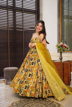 Load image into Gallery viewer, Yellow Ri8 Exclusive Anarkali Gown – Elegance Meets Modernity Clothsvilla