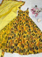 Load image into Gallery viewer, Yellow Ri8 Exclusive Anarkali Gown – Elegance Meets Modernity Clothsvilla