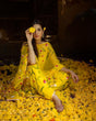 Load image into Gallery viewer, Yellow Ri8 Fashion - Exclusive Haldi Special Sharara Set Floral Elegance with Modern Touch Clothsvilla
