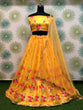 Load image into Gallery viewer, Yellow Royal Heavy Net Embroidered Lehenga Set – Zari &amp; Thread Work ClothsVilla