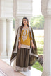 Load image into Gallery viewer, Yellow Silk Sharara Set with Matching Dupatta