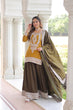 Load image into Gallery viewer, Yellow Silk Sharara Set with Matching Dupatta
