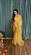 Load image into Gallery viewer, Yellow Step into the Festive Season with Elegance – Stunning Georgette Saree Clothsvilla