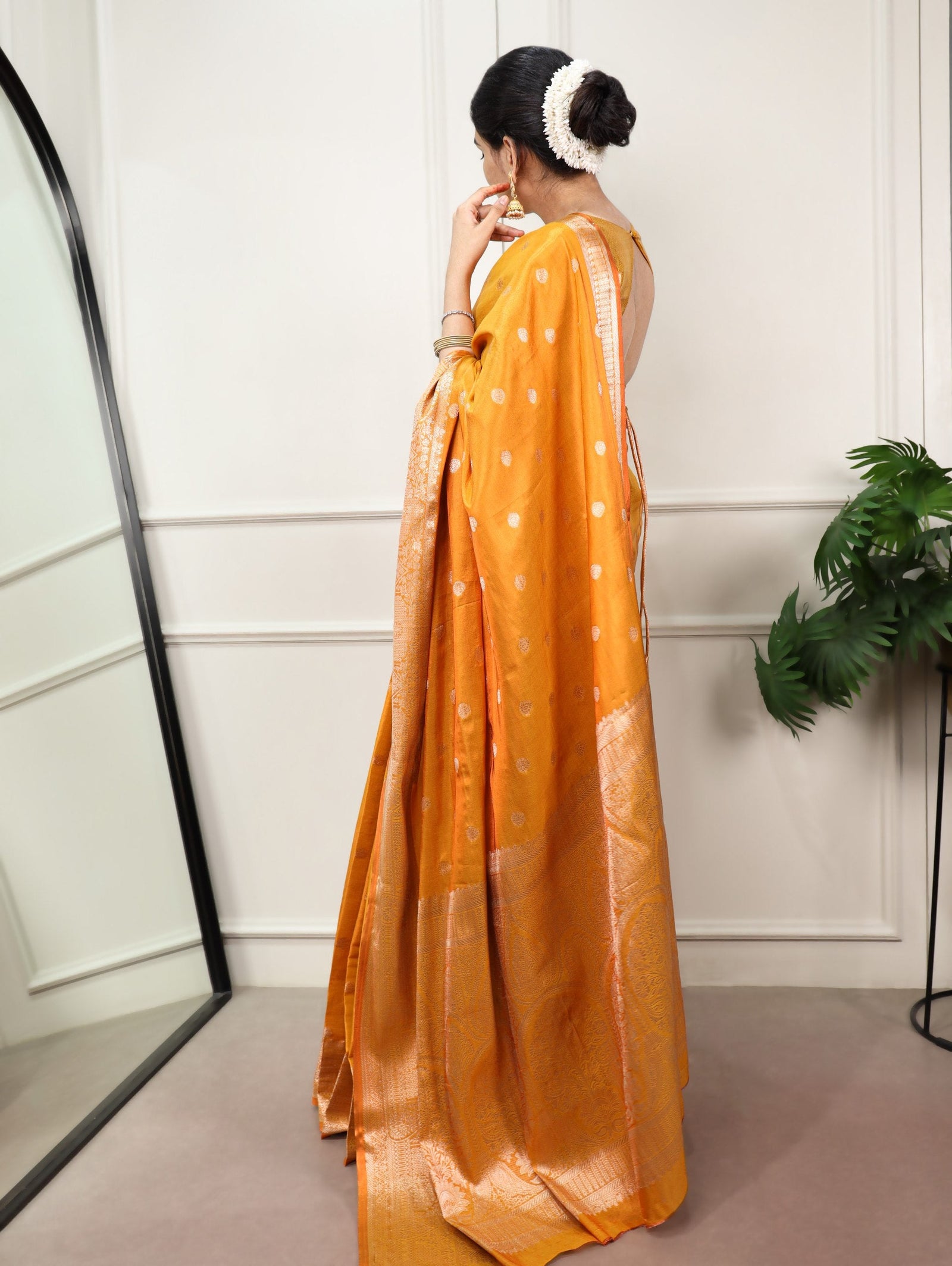 Yellow Traditional Kasavu Saree ClothsVilla