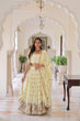 Load image into Gallery viewer, Yellow Vichitra Silk Lehenga with Dupatta ClothsVilla