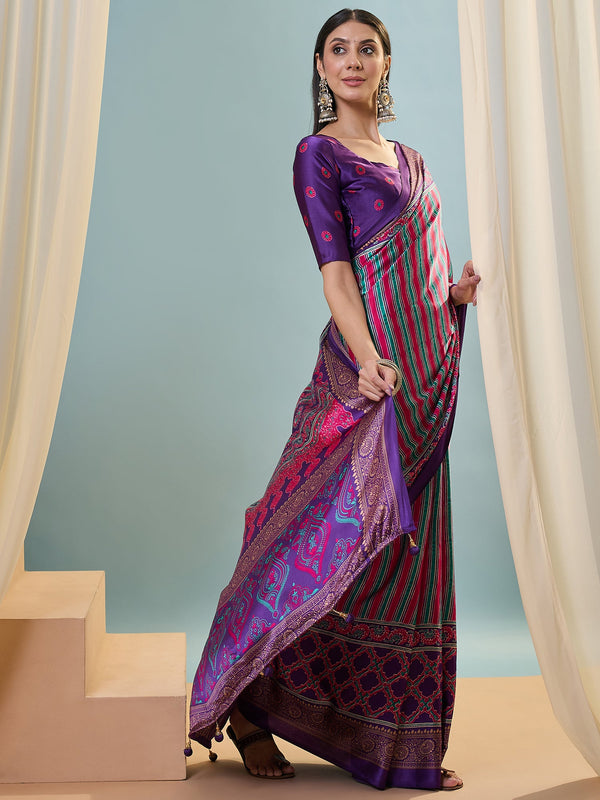 Yuvika Soft Drape Semi Modal Saree for Party Wear ClothsVilla