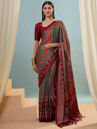Yuvika Soft Drape Semi Modal Saree for Party Wear ClothsVilla