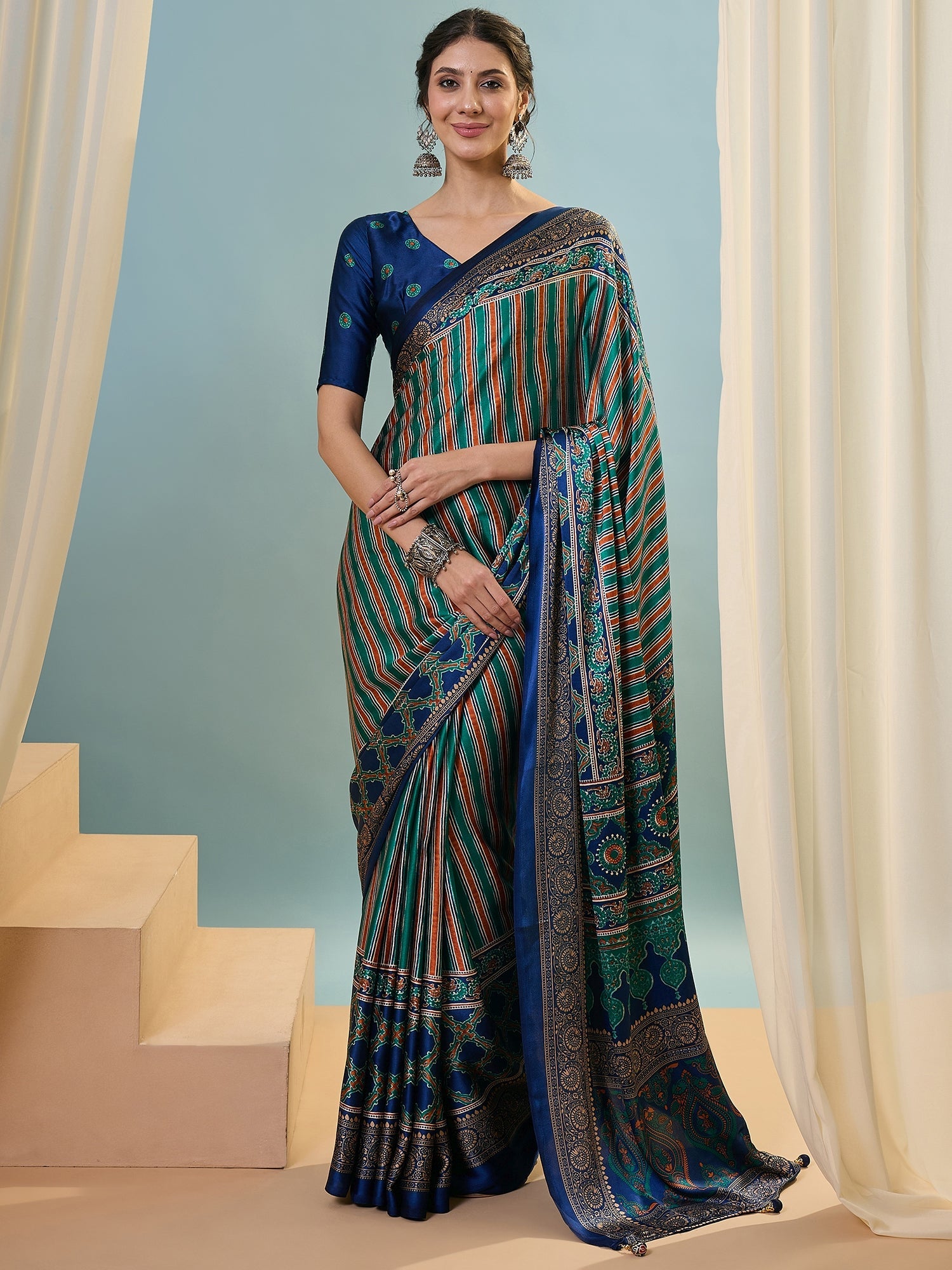Yuvika Soft Drape Semi Modal Saree for Party Wear ClothsVilla
