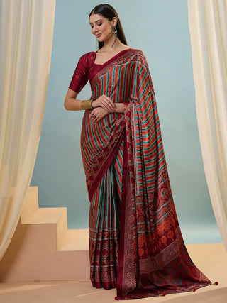 Yuvika Soft Drape Semi Modal Saree for Party Wear ClothsVilla