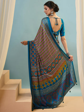 Yuvika Soft Drape Semi Modal Saree for Party Wear ClothsVilla