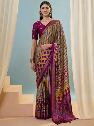 Yuvika Soft Drape Semi Modal Saree for Party Wear ClothsVilla