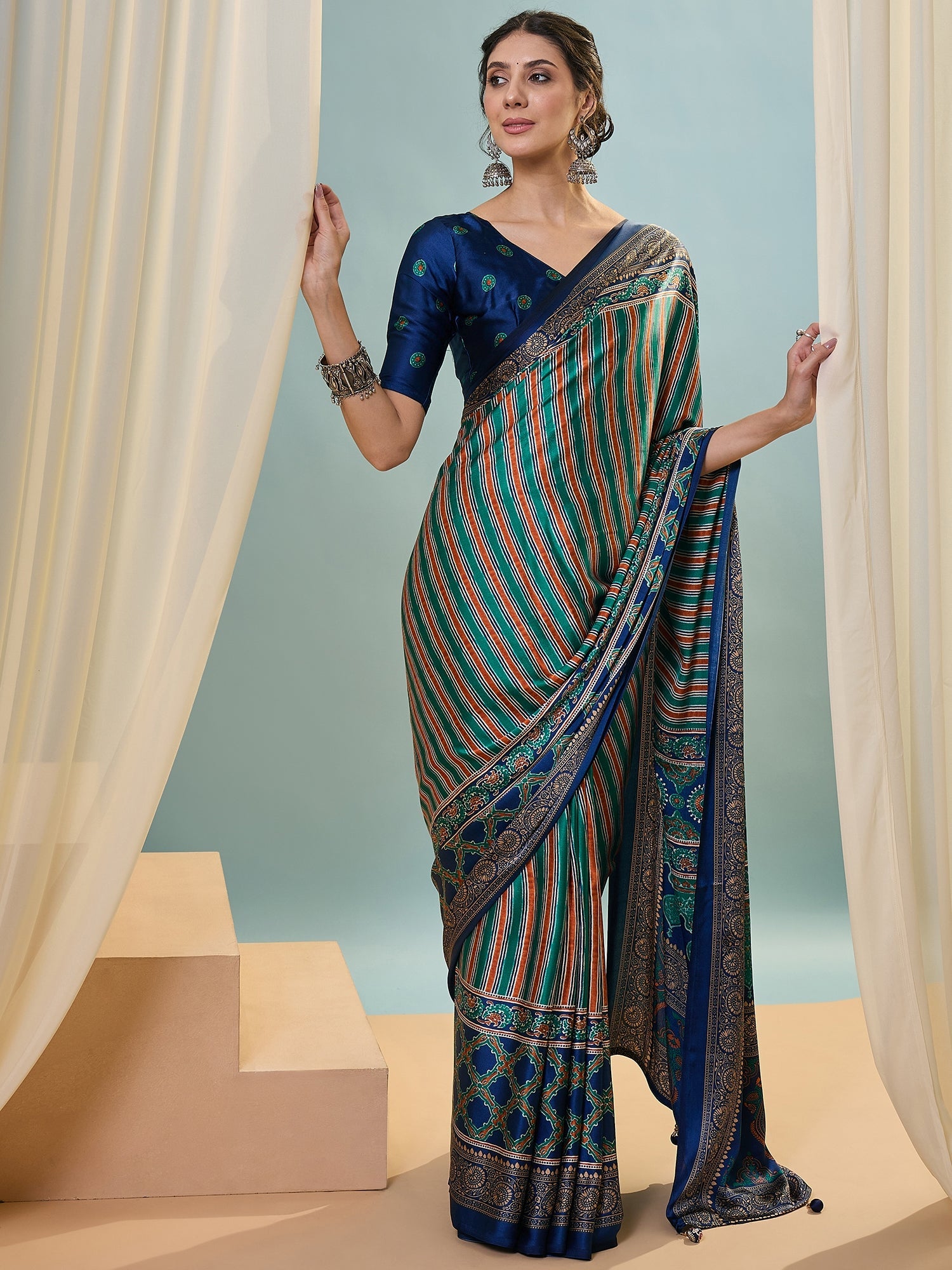 Yuvika Soft Drape Semi Modal Saree for Party Wear ClothsVilla