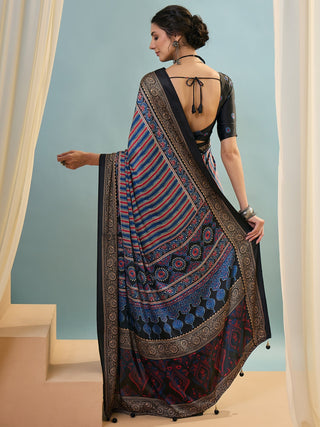Yuvika Soft Drape Semi Modal Saree for Party Wear ClothsVilla