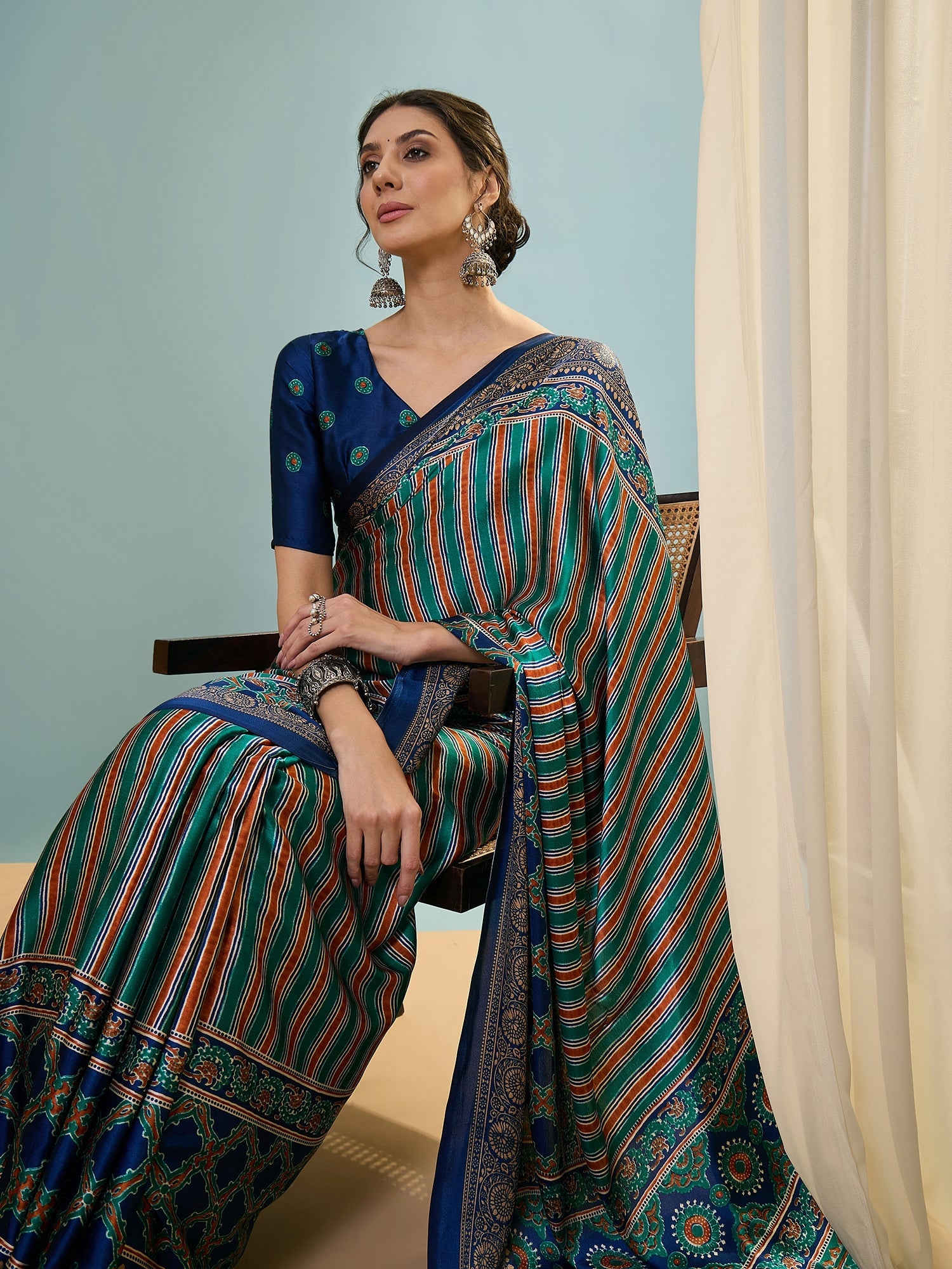 Yuvika Soft Drape Semi Modal Saree for Party Wear ClothsVilla