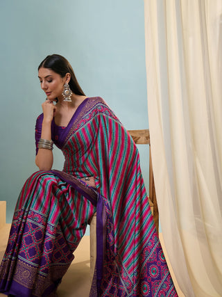 Yuvika Soft Drape Semi Modal Saree for Party Wear ClothsVilla